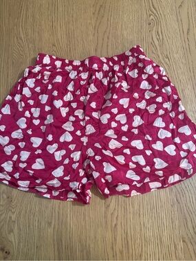 Men's Pink Heart-Pattern Cotton Boxer Shorts